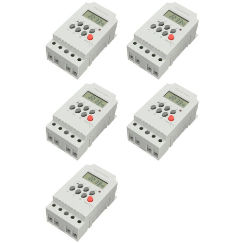 5X KG316T-II Din Rail Microcomputer  Control   Control Timer AC220V 25A DIGITAL TIMER  Relay Control 1