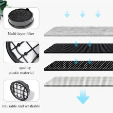 4 Pack HEPA Replacement Filter for VC 7000 8000 Series XC7053 XC7055 XC7057 Robot Vacuum Cleaner Accessories