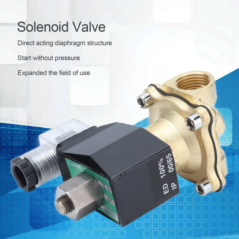 2W-15K Solenoid Valve Brass Diaphragm 220V