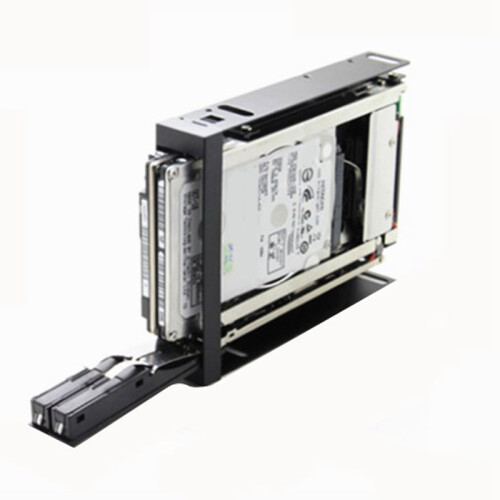 2.5 Inch Floppy Disk Drive Tray 2-Bay Disk Drive  for HDD/SSD Hard Disk Enclosure Extraction Box 2