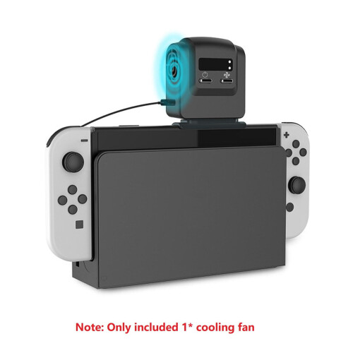 Game Console Fan Cooler Adjustable Speed Console Cooling Radiator for Switch Oled Gamepad 1