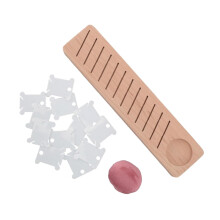 Floss Organizer and Bobbin Holder with Pin Cushion for Tangle Thread Storage and Cross Stitch Craft