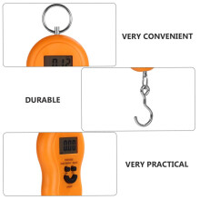 Nauwkeurige digitale weegschaal, accurate aflezing, hangweegschaal met versterkte ring voor bagage, vissen, jagen en outdooractiviteiten, 110 lb (ca.