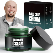 50g Bald Cream, Moisturizing & Nourishing Scalp Care for Men, Acts as Post-Shave Balm & Scalp Moisturiser for Bald Head Maintenance & Smooth Shaving