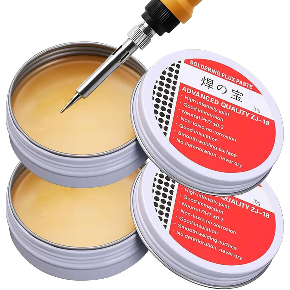 2Pcs No-Clean Solder Flux Paste | Professional Welding Grease For Mobile Phones, Home Appliances, Computer Motherboards & More, 10G 747887424665