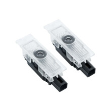 Elegante Autotür-Logoleuchten, LED-Projektorlampen für eine nahtlose Markenpräsentation, die hohe Helligkeit und lange Lebensdauer gewährleisten.