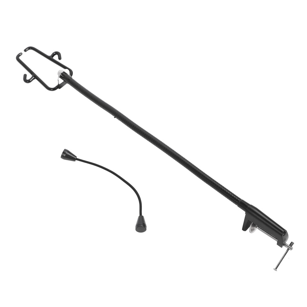 Adjustable Aluminum Alloy Hair Dryer Holder Clamp Mount 360 Rotating Stand