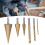 High Speed Steel Step Drill Bits Set, Serrated Spiral, 4-30mm 1