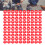 100pcs 8mm Plastic Pigeon Leg Bands for Identification, Red 1