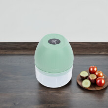 Electric Mini Garlic Chopper 250ml Light Green Cordless Food Processor