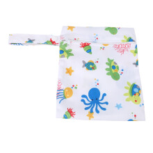 Wet Dry Diaper Bags 3pcs Water Resistant Reusable Cloth with Zipper Closure