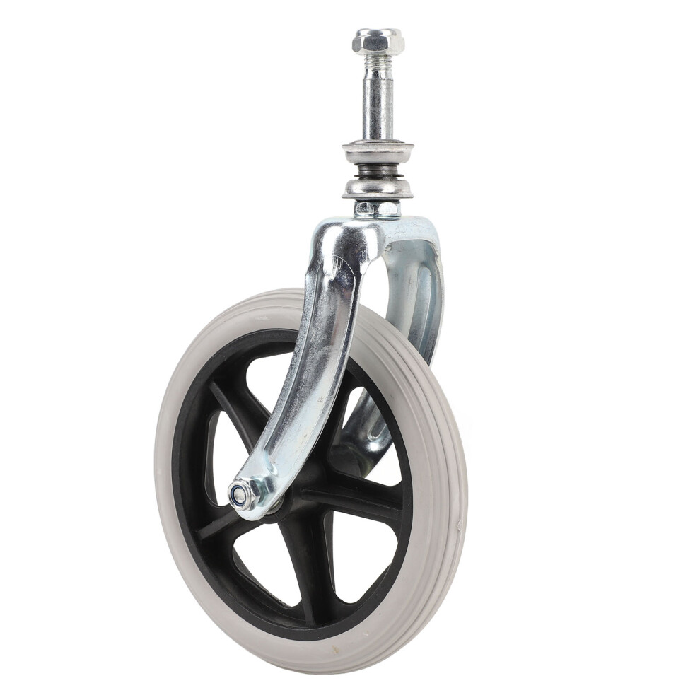 7-Inch Steel Wheelchair Front Fork Wheel Replacement, 17.78cm