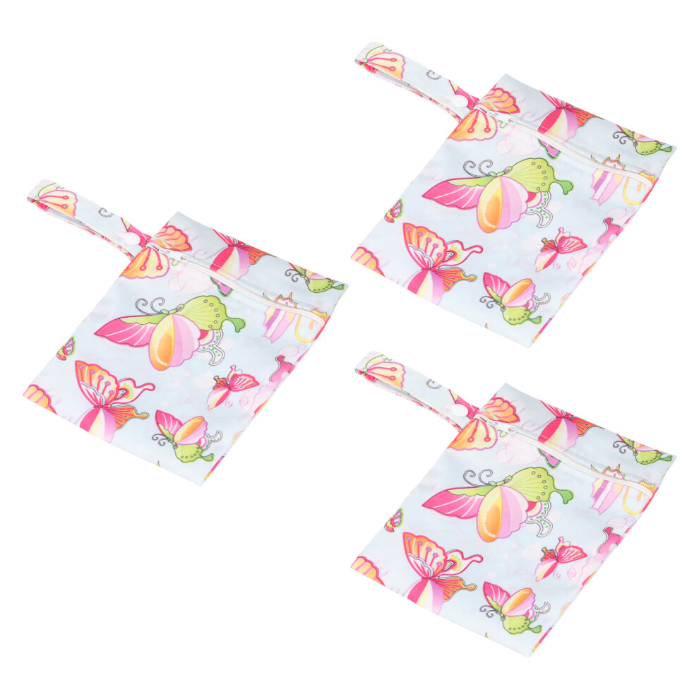 3pcs Water-Resist Baby Diaper & Swimwear Wet Dry Bags T04