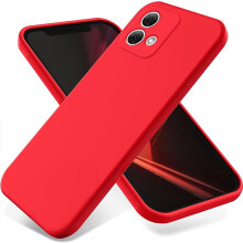 Slim Liquid Silicone Shockproof Cover with Full Camera Protection and NonSlip Grip for Motorola Moto G84 5G