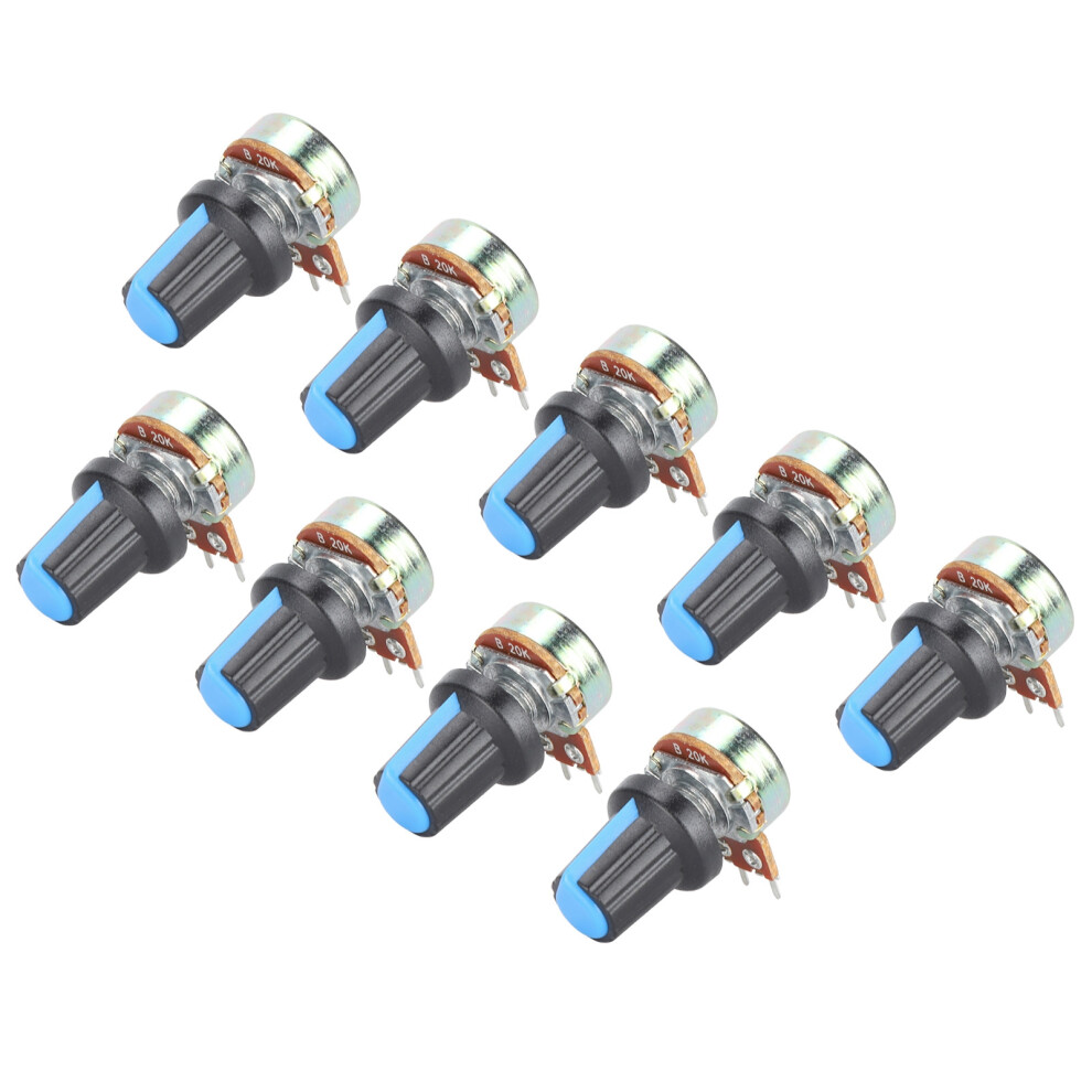 Linear Metal Rotary Potentiometer 9-Set B1k 2K 5K 10K 20K 50K 100K 500K 1M 8421390874682