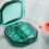 4-Compartment Pill Organizer for Travel and Daily Use 5