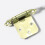 (Gold, Non-bending style) Self-Closing Cabinet Hinges for Kitchen 1