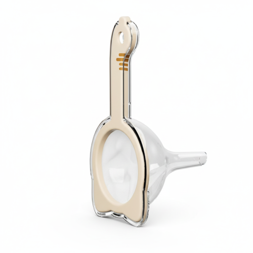 (Cream White Cat) Cat Strainer for Kitchen - Detachable Filter