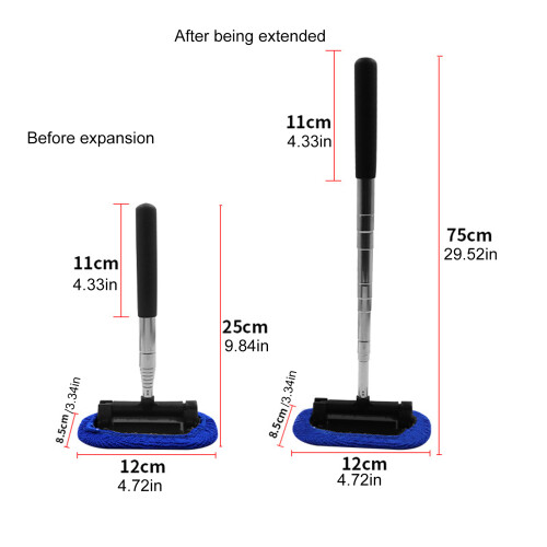 Car Mop Cleaning Window Windshield Fog Cleaning Tool Washing Rag 2