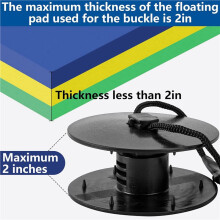 2X Floating Mat Tether Kit,Floating Water Mat Tether Kits,Portable Floating Mat Grommet Kit,Floating Mats