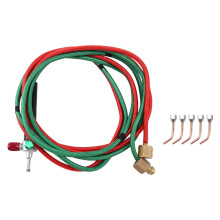 Micro-Gas Torch  Gas Little Torch Welding Soldering Kit With 5 Tips Welding Soldering Gun Flexible Hosed for Small Instruments, Tools, Toys,