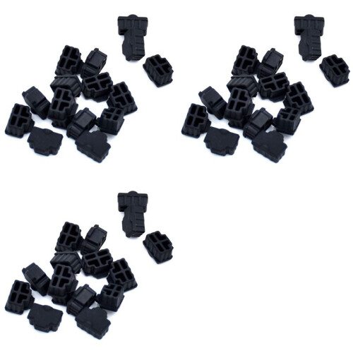 90X Rj45 Silicone Dust Plug Dust Cover Dust Cap Router  Network Cable Interface Computer Network Cable Dust Cap