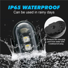12PCS Wireless LED Lights for Car with Remote Control, Wireless LED Strobe Lights 8 Colors for Car Motorcycle Drone Bike
