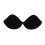 Backless V-Shaped Push Up Strapless Self-Adhesive Bra Black B 5