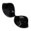 Backless V-Shaped Push Up Strapless Self-Adhesive Bra Black B 12