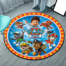 (03, 80cm) Kids Paw Patrol Floor Rug Carpet Bedroom Doormat Living Room Anti-Slip Mat gift