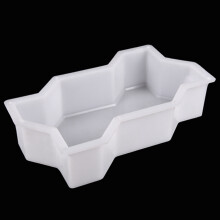 4X Three Waveform Garden Path Plastic Concrete Paving Brick Mold DIY Walkway Cement Brick Mold