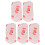 5PCS Reusable Cloth Panty Liners 18x20cm Cute Red Fox Pattern 1