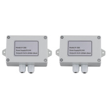 2X Weighing Transmitter Weighing Amplifier Weight Sensor Voltage Current Converter 12-24V 4-20MA Load Cell Amplifier