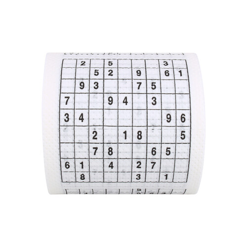 Αστείο ρολό χαρτιού υγείας Sudoku, λειτουργικό χαρτί υγείας και διακοσμητικό 1