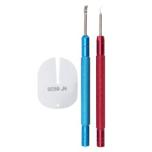 2Pcs Alloy Steel Watch Hands Remover Tool Set for Watchmakers, Non-Slip Handle