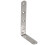 5Stück 125X75mm L-Form Edelstahlregal Eckwinkel Winkel 5