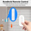 2X Tuya  Zigbee Motorized Roller Blinds Curtain Remote Control Works Remote Control Electric Cord Roller Blinds 4