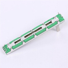 100Pcs 75mm Mixer Fader B10K Double Straight Slide Potentiometer Lot