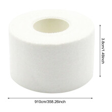 (White, 3.8cm*9.1m) Sports Tape for Athletes & Trainers - 50 Char