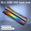 2X Nieuwe ICE Whale M.2 2280 SSD-Koellichaam ARGB Sync-Lichteffect M.2 Nvme Solid State Drive-Radiator 3