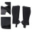 2pcs Children Black Half Chaps, Flexible Mesh, Adjustable Fit 6