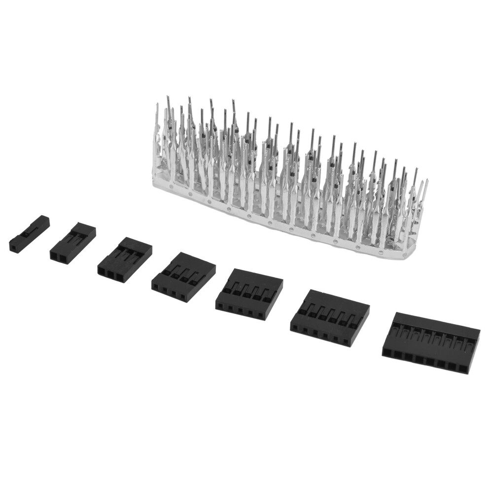 Assorted 310Pcs 2.54Mm Pin Header Connectors And Jumper Cables For Diy Projects 8461390879003