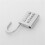 3X Anti-Theft Button Combination Padlock Digit Push Password Lock Zinc Alloy Security Lock Suitcase Luggage Coded Lock 10