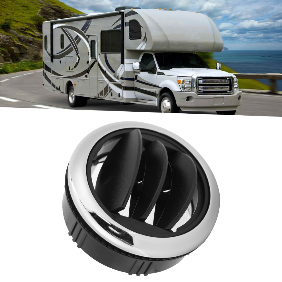 Buses Boats Rv Air Con Outlet Vent Knob Round Replacement Â Chrome Finish 8761390879486