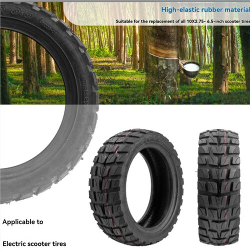2X Pneu Externo 10x2.75-6.5 para Scooter Elétrica Speedway 5  3, Pneu Off-Road Sem Câmara de 10 Polegadas, Peças, 1 Peça 2