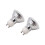4X LED GU10-Range Hood Light Bulbs, LED Stove Appliance Light Bulb, Kitchen Light Replacement Halogen Light Bulb 3000K 5