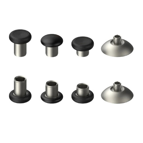 16-PACK Metal Magnetic Thumbsticks Analog Joysticks för PS4/ ONE/ Series X/S Controller Silver 1
