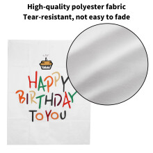 70cm x 90cm Birthday Backdrop Cloth