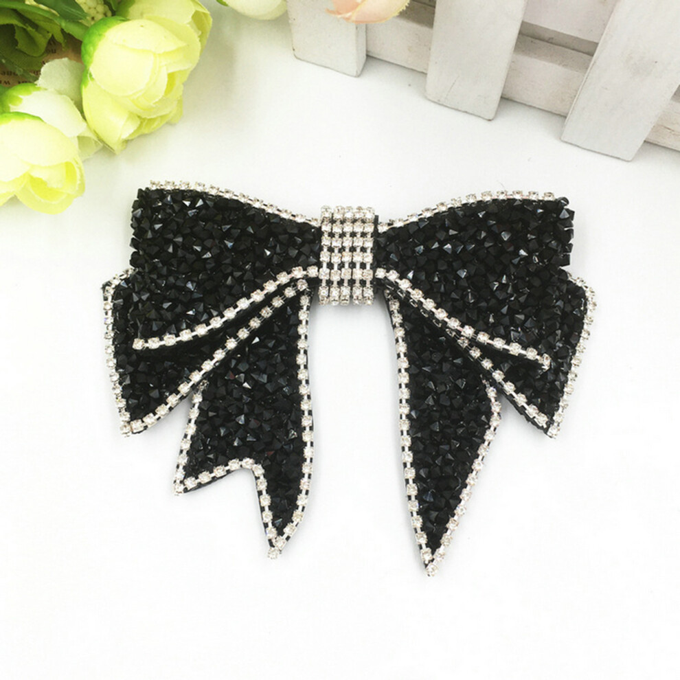 Roc-Electron Glittering Gypsophila Bow Hair Clip For Daily Use