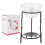 Glass Iron Essential Oil Burner 80ML Aroma Diffuser 12.6cm 2